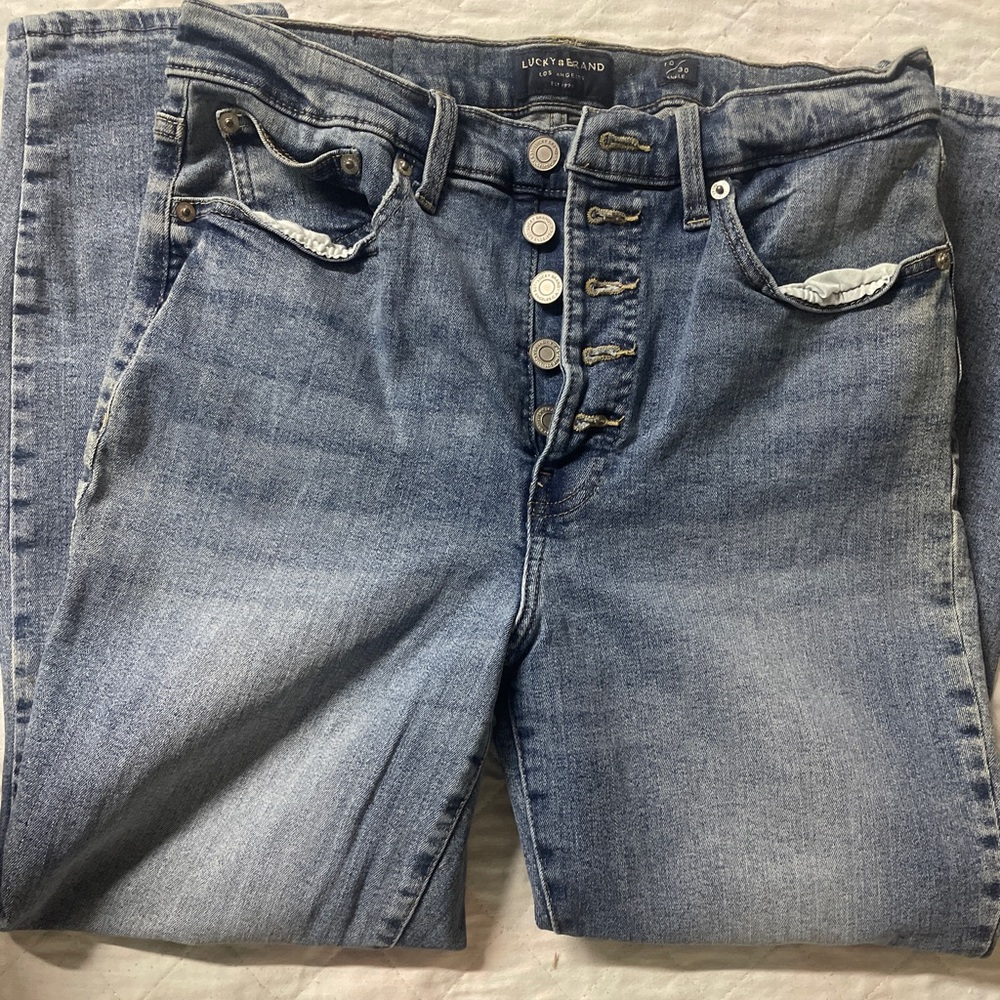 Lucky Brand Women's Boyfriend Jeans in Blue